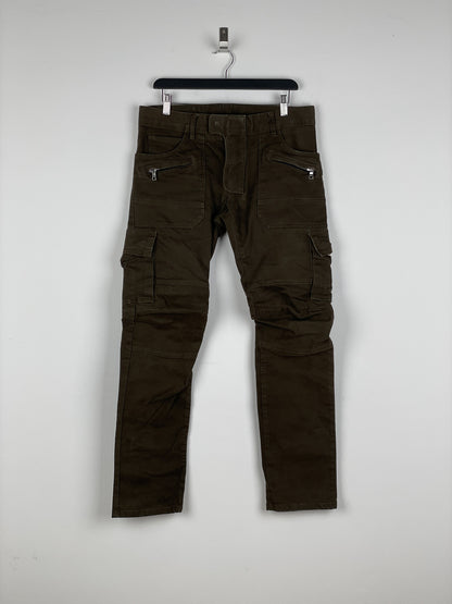 Balmain SS11 Decarnin Biker Cargo Pants