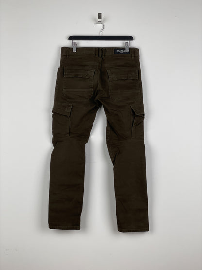 Balmain SS11 Decarnin Biker Cargo Pants
