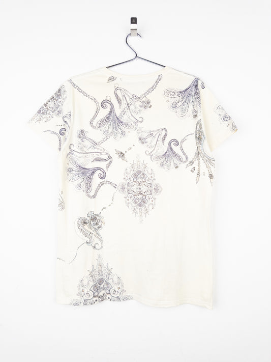 Balmain by Decarnin SS09 Distressed Paisley T-Shirt