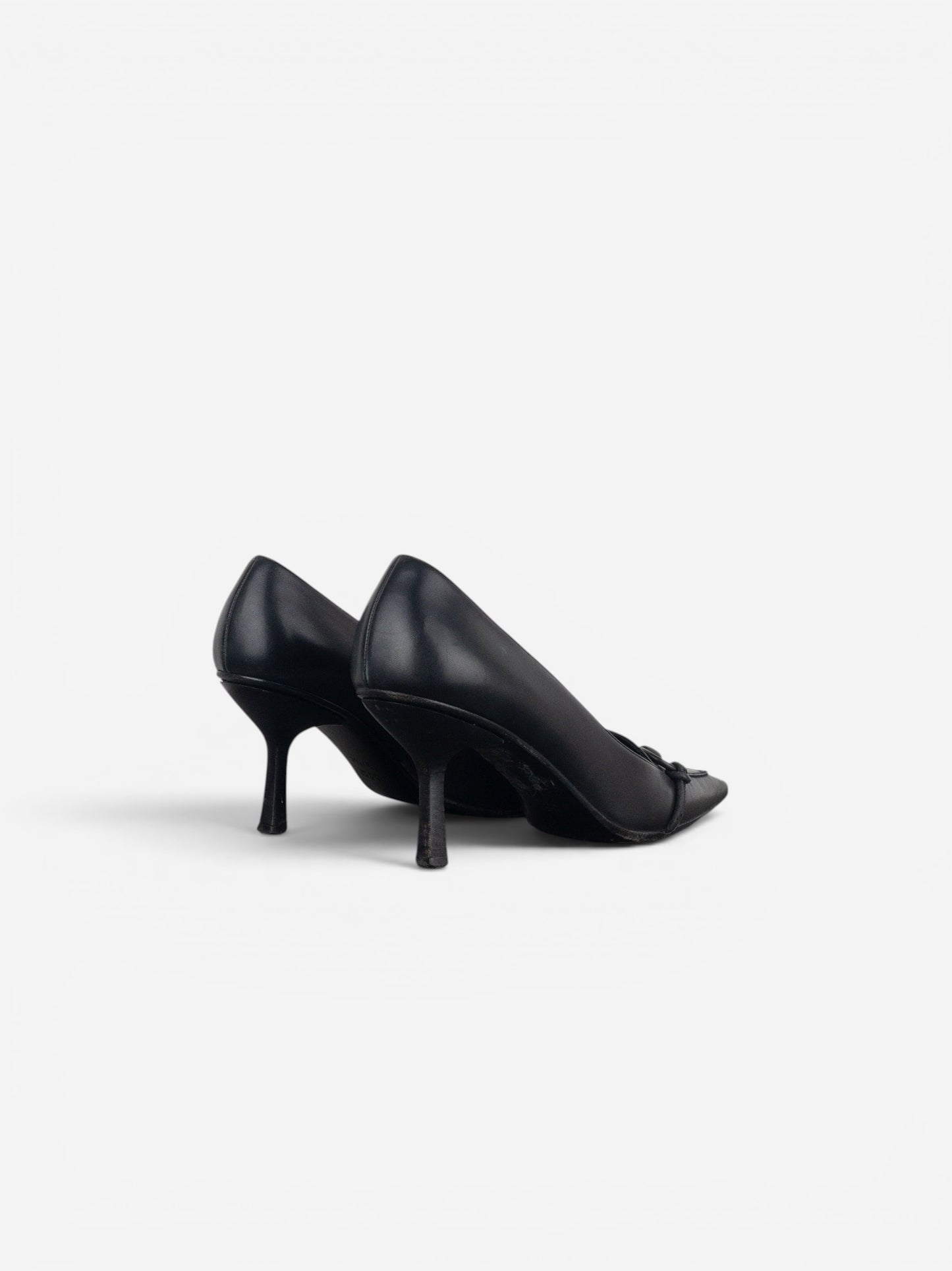 Gucci by Tom Ford 1990s Pointed-Toe Horsebit Pump Heels – photo 2
