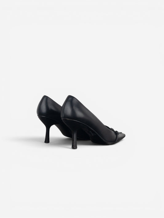Gucci by Tom Ford 1990s Pointed-Toe Horsebit Pump Heels – photo 2