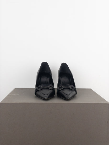 Gucci by Tom Ford 1990s Pointed-Toe Horsebit Pump Heels