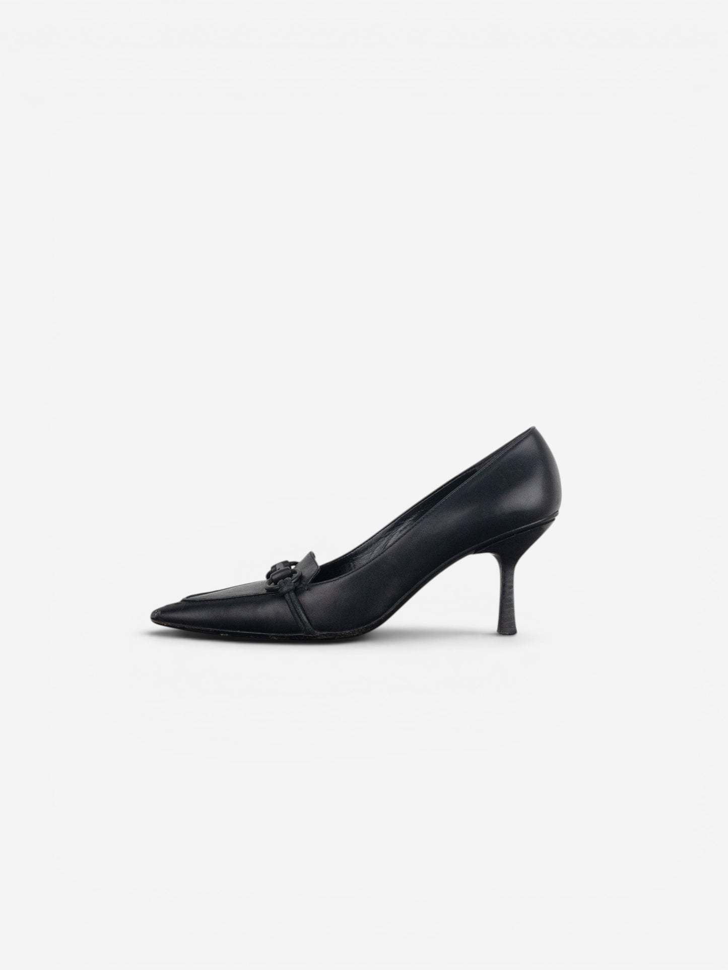 Gucci by Tom Ford 1990s Pointed-Toe Horsebit Pump Heels – photo 3