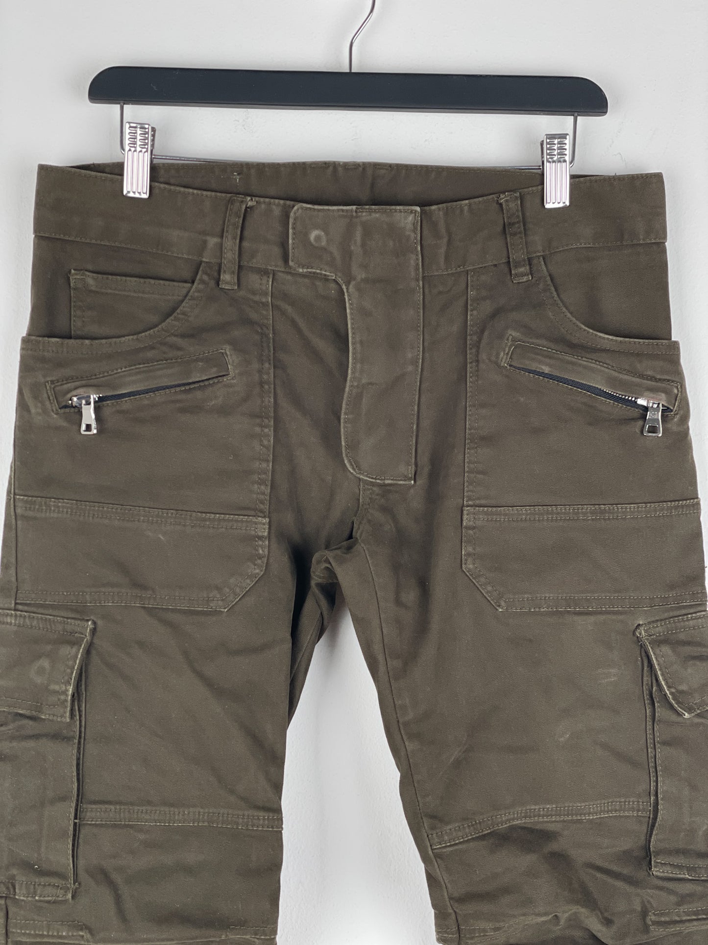 Balmain SS11 Decarnin Biker Cargo Pants