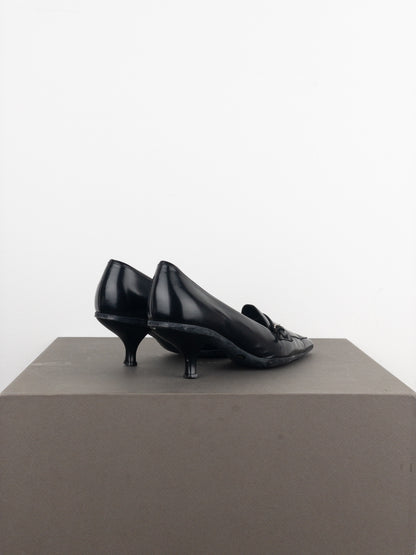 Prada 2000s Pointed Toe Pump Kitten Heels
