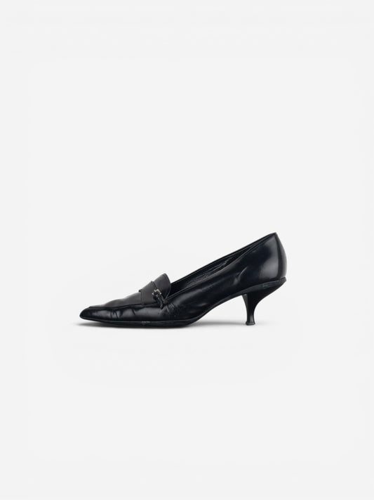 Prada 2000s Pointed Toe Pump Kitten Heels – photo 3
