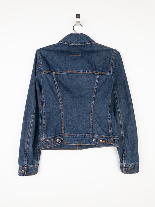 Dolce & Gabbana 2000s Rhinestone Denim Trucker Jacket