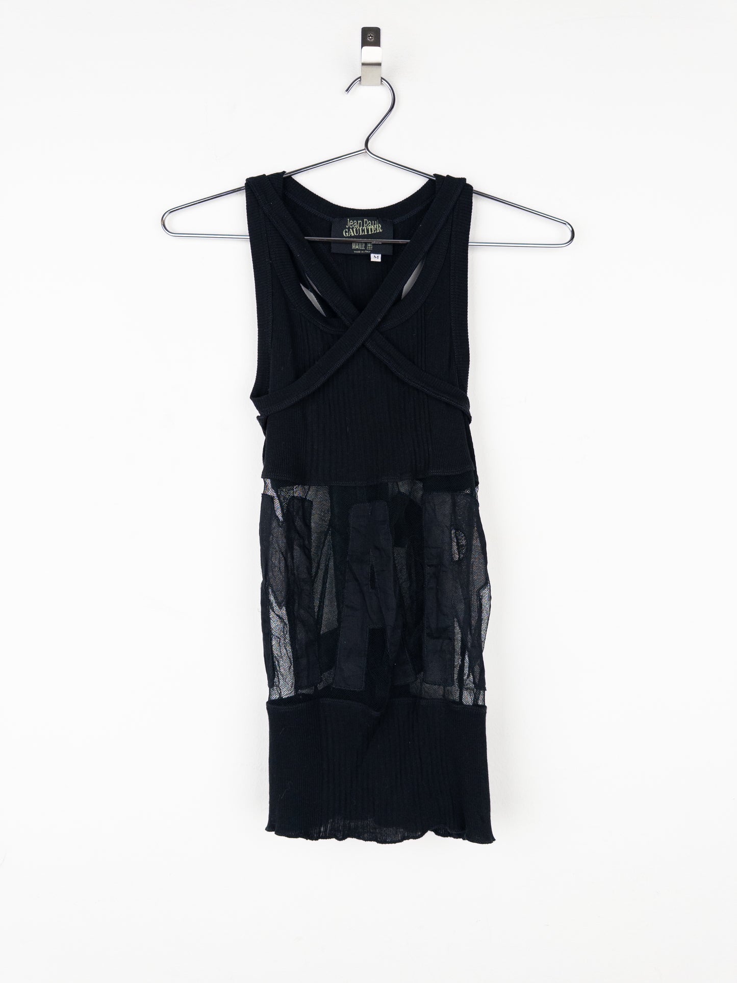 Jean Paul Gaultier 1990s Transparent ‘Marcel’ Bondage Tank Top