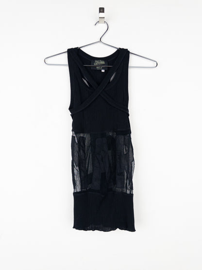 Jean Paul Gaultier 1990s Transparent ‘Marcel’ Bondage Tank Top