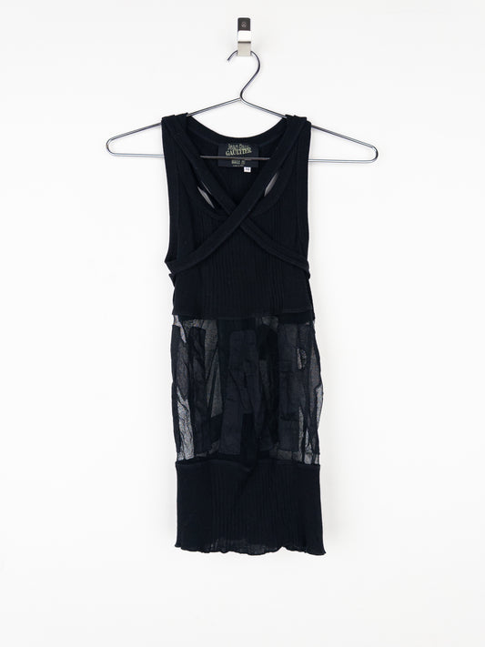 Jean Paul Gaultier 1990s Transparent ‘Marcel’ Bondage Tank Top
