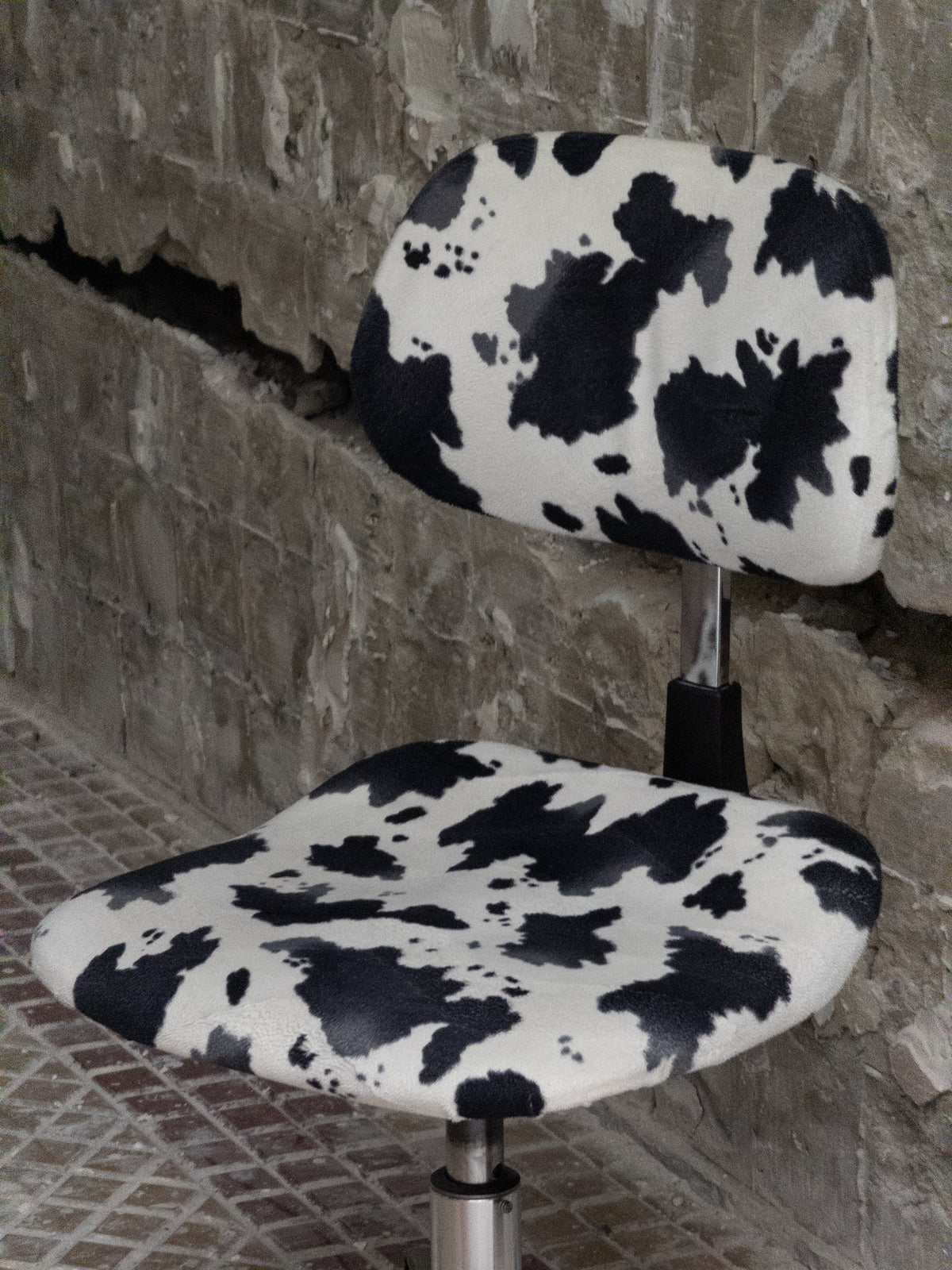 Sedus Stoll 1970s Cow Hide Office Chair