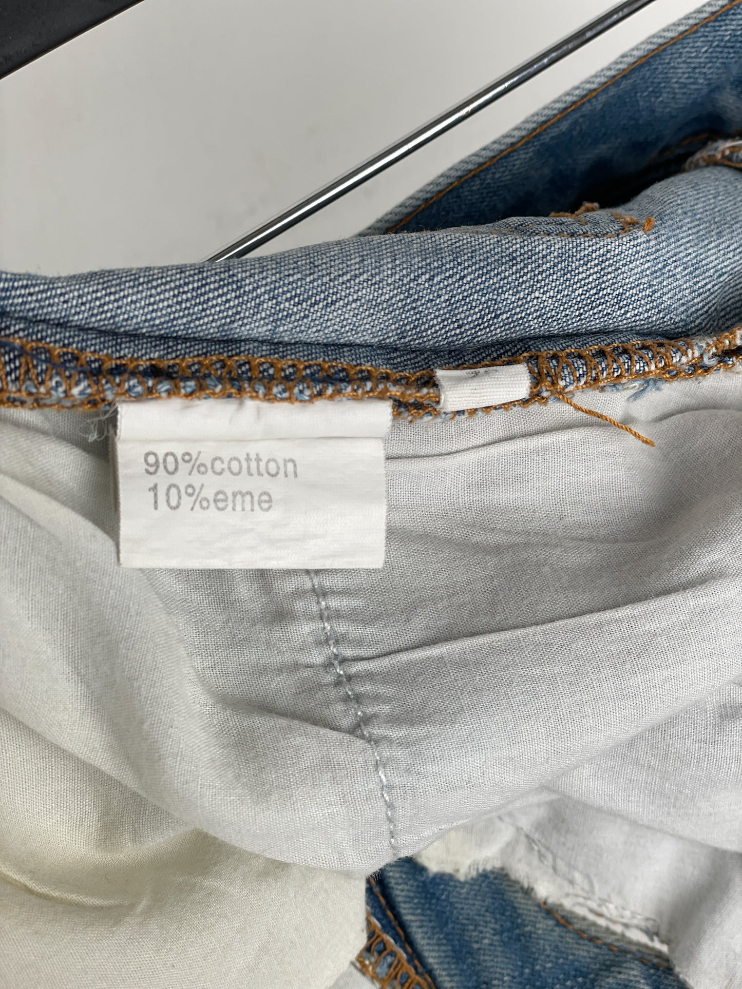 Balmain Light-Wash Distressed Biker Denim Jeans
