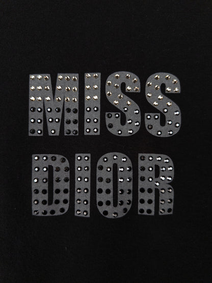 Dior by Galliano 2000s ‘Miss Dior’ Rhinestone Longsleeve Shirt