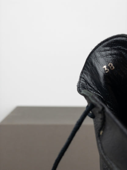 Miu Miu AW99 Kitten Heel Biker Moto Shoes