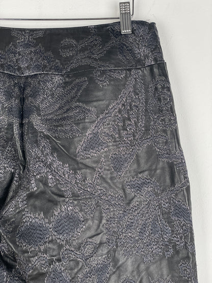 Gucci by Tom Ford SS00 Embroidered Leather Biker Pants