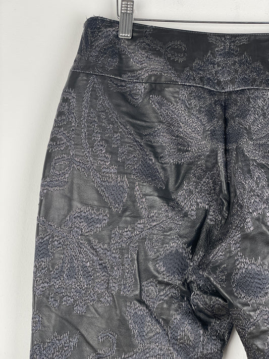 Gucci by Tom Ford SS00 Embroidered Leather Biker Pants – photo 9