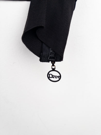 Dior by Galliano SS04 High-Neck Bondage Flight Parachute Bomber Jacket