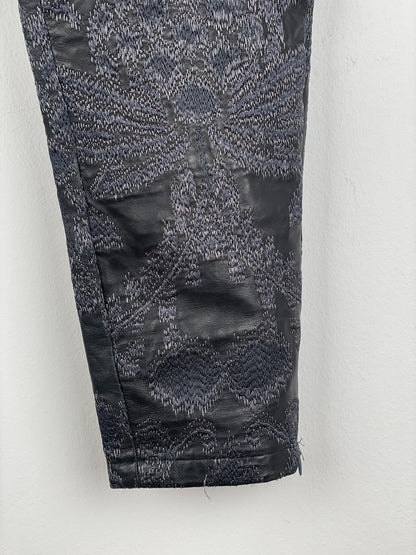 Gucci by Tom Ford SS00 Embroidered Leather Biker Pants