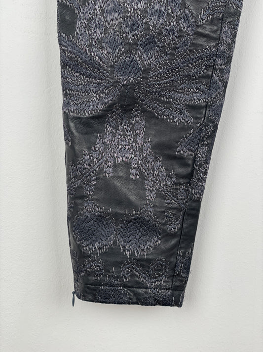 Gucci by Tom Ford SS00 Embroidered Leather Biker Pants – photo 13