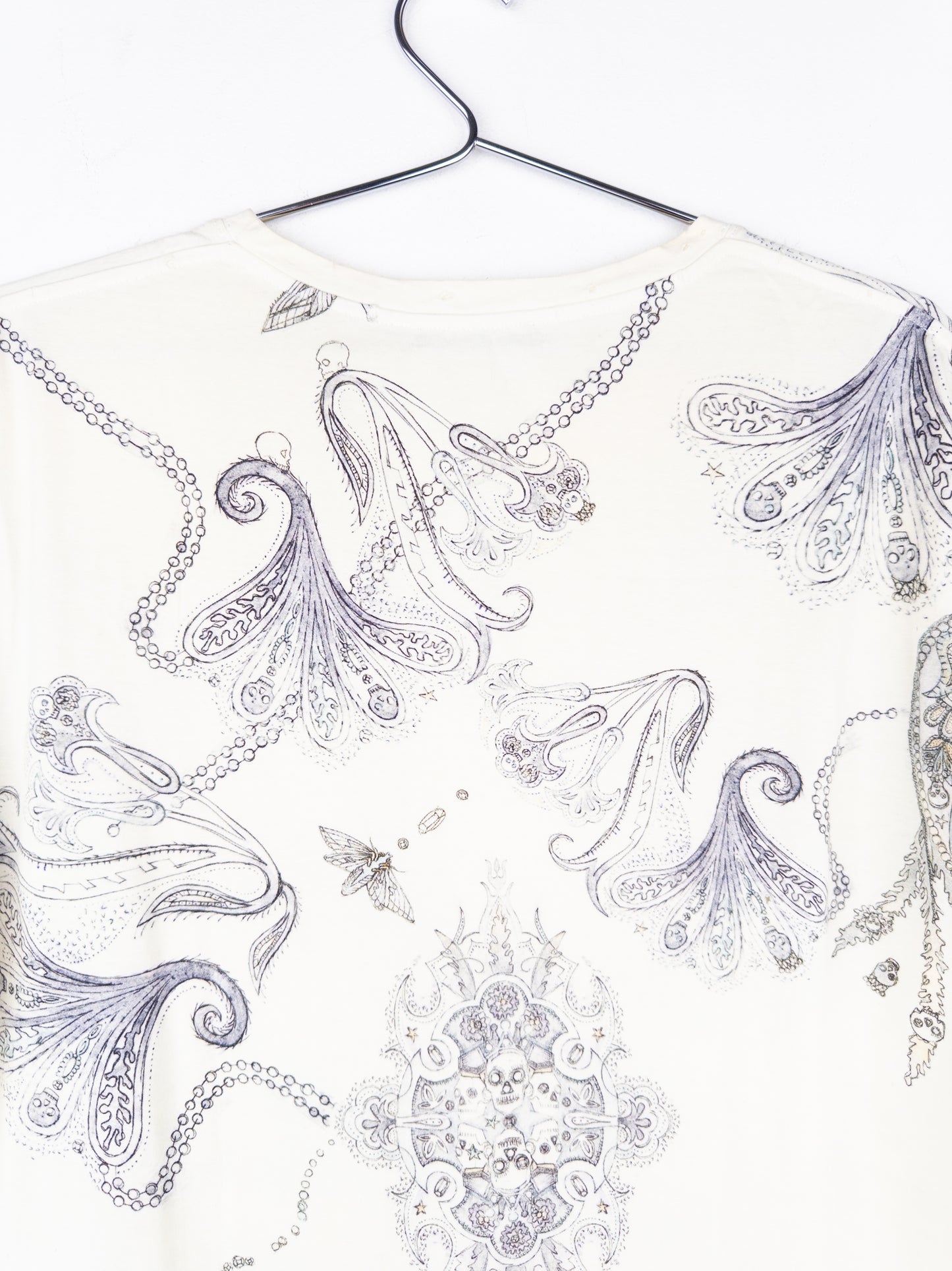 Balmain by Decarnin SS09 Distressed Paisley T-Shirt