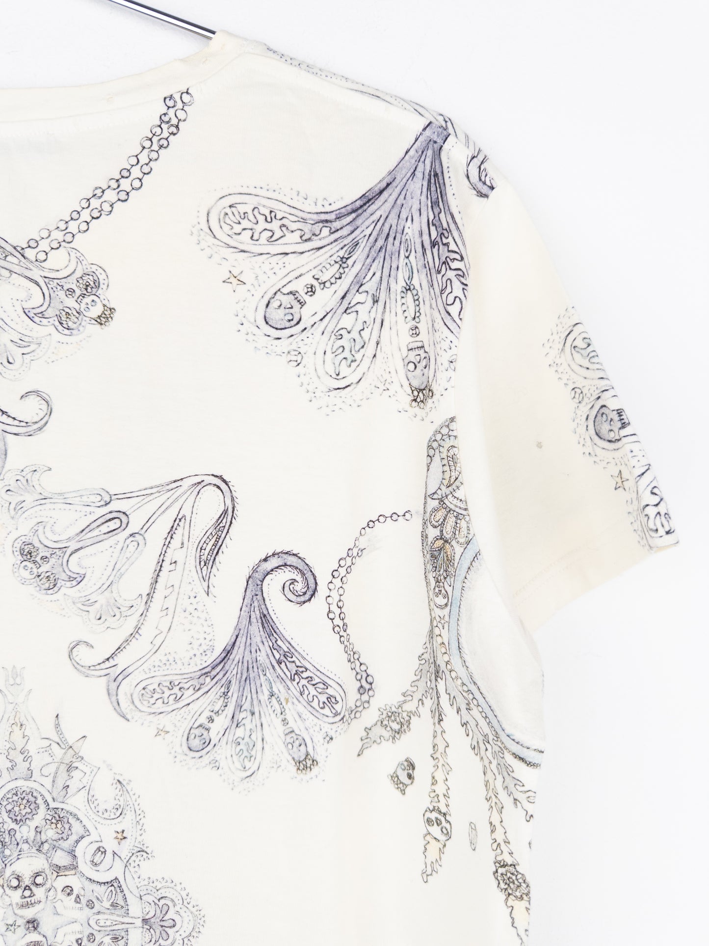 Balmain by Decarnin SS09 Distressed Paisley T-Shirt