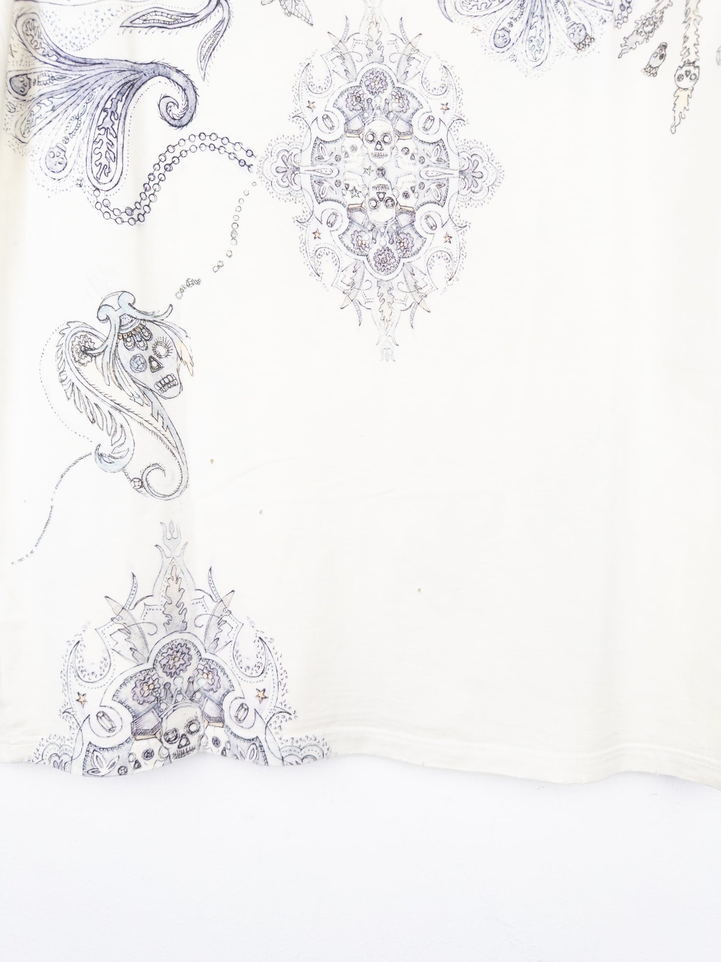 Balmain by Decarnin SS09 Distressed Paisley T-Shirt