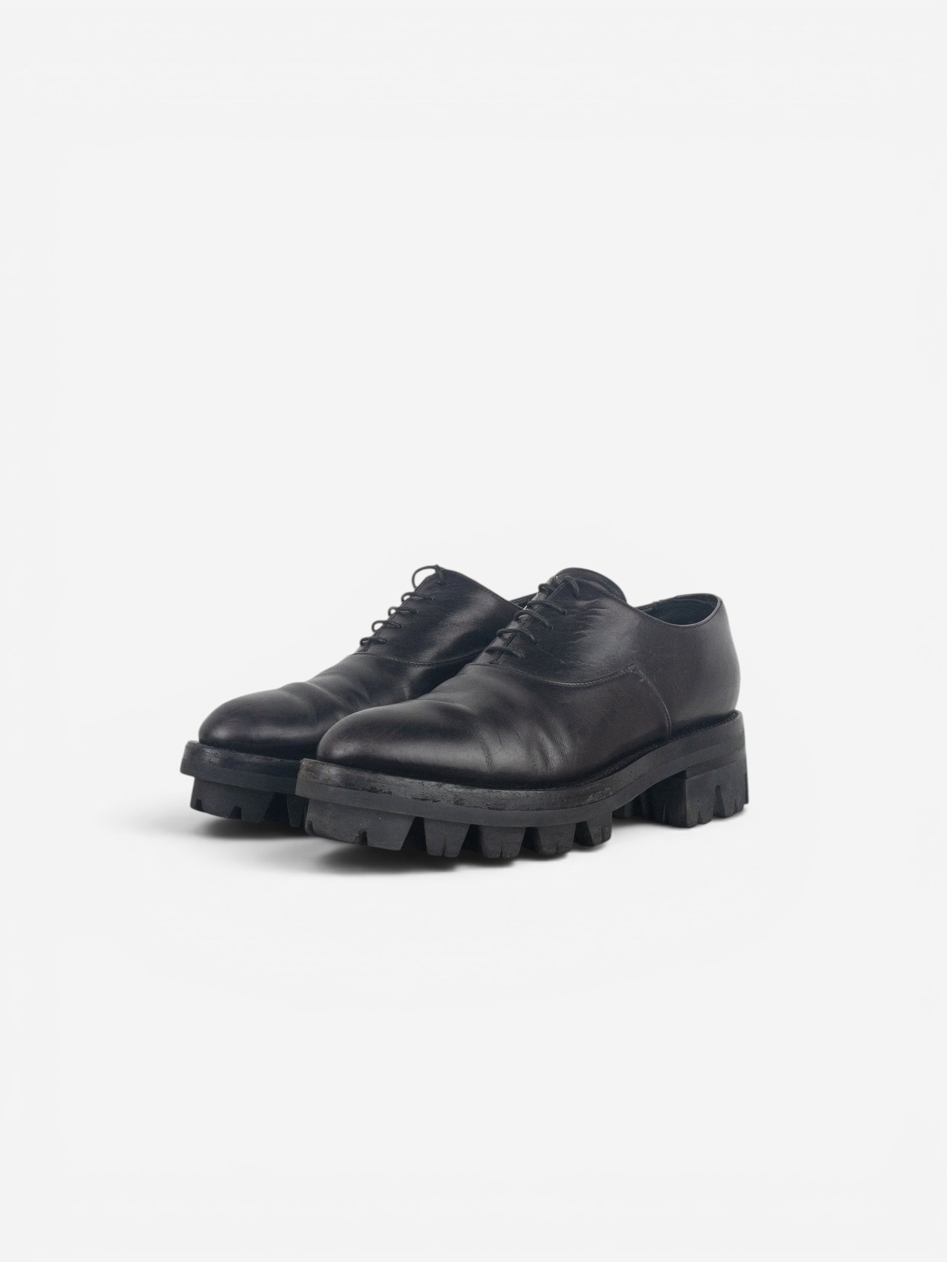 Prada AW13 ‘Monolith’ Lug Sole Platform Derby Shoes