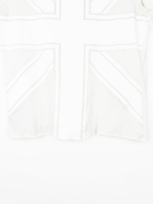 Helmut Lang SS97 Union-Jack Backstage Logo Print Tank Top – photo 4