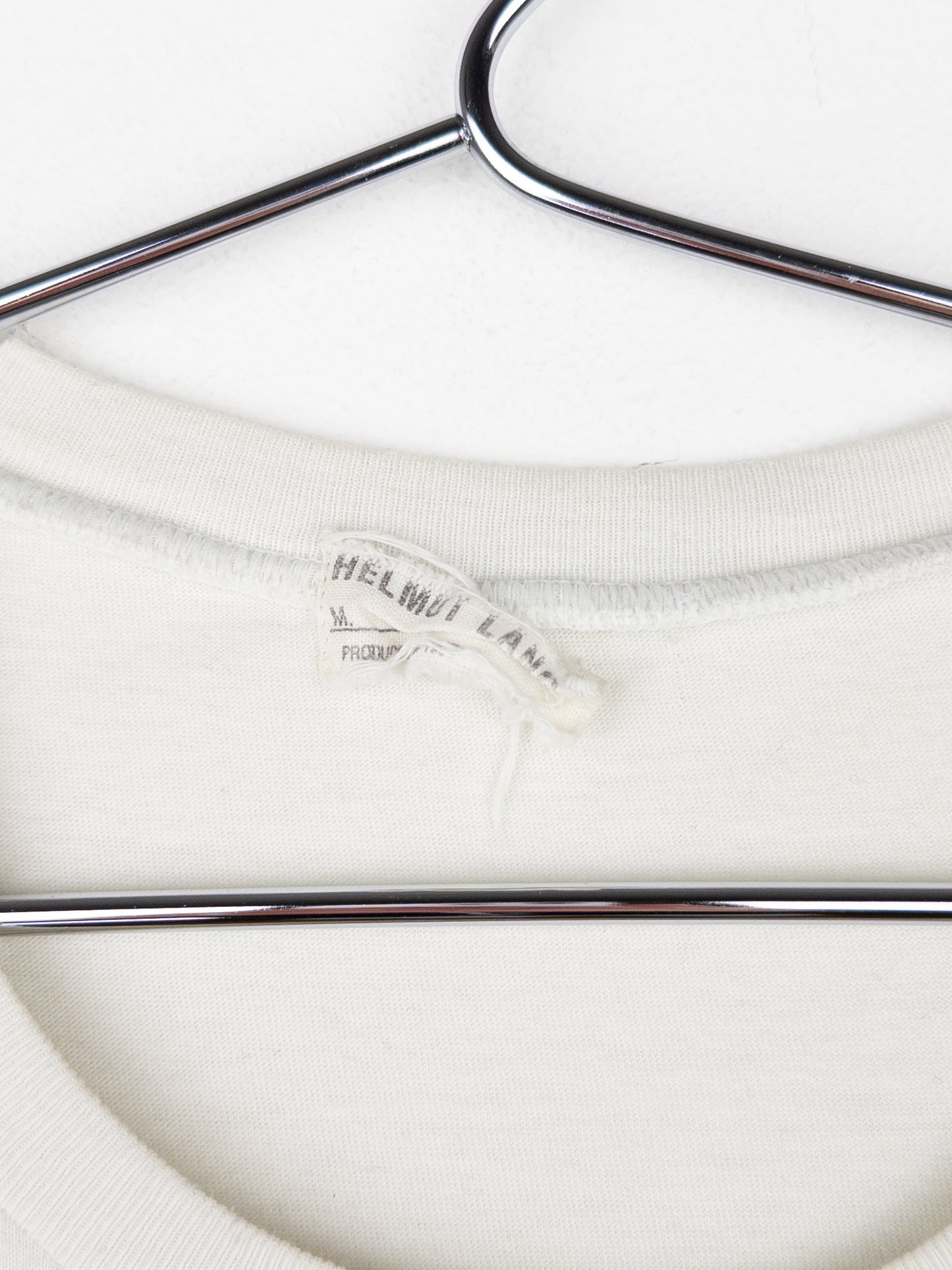 Helmut Lang SS97 Union-Jack Backstage Logo Print Tank Top