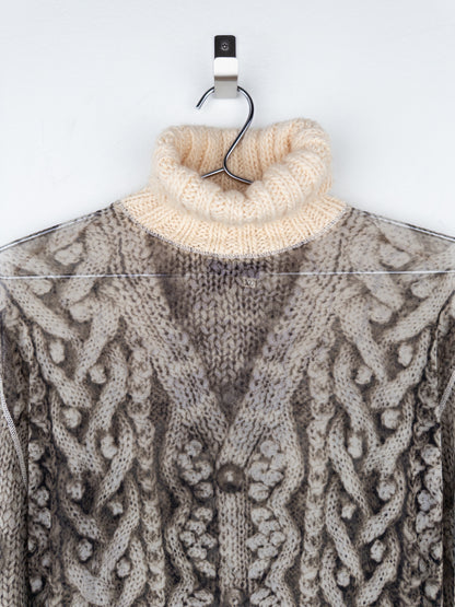 Jean Paul Gaultier AW04 Trompe Loeil Fisherman Knit Turtleneck Sweater