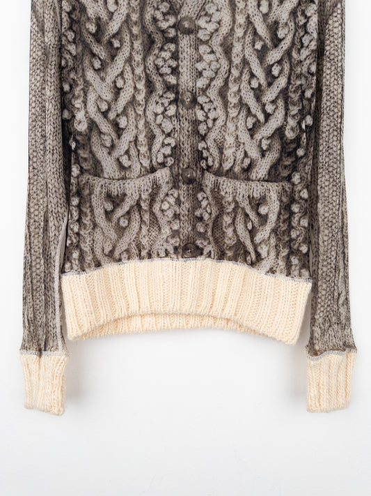 Jean Paul Gaultier AW04 Trompe Loeil Fisherman Knit Turtleneck Sweater – photo 4