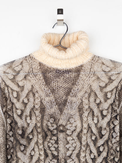 Jean Paul Gaultier AW04 Trompe Loeil Fisherman Knit Turtleneck Sweater