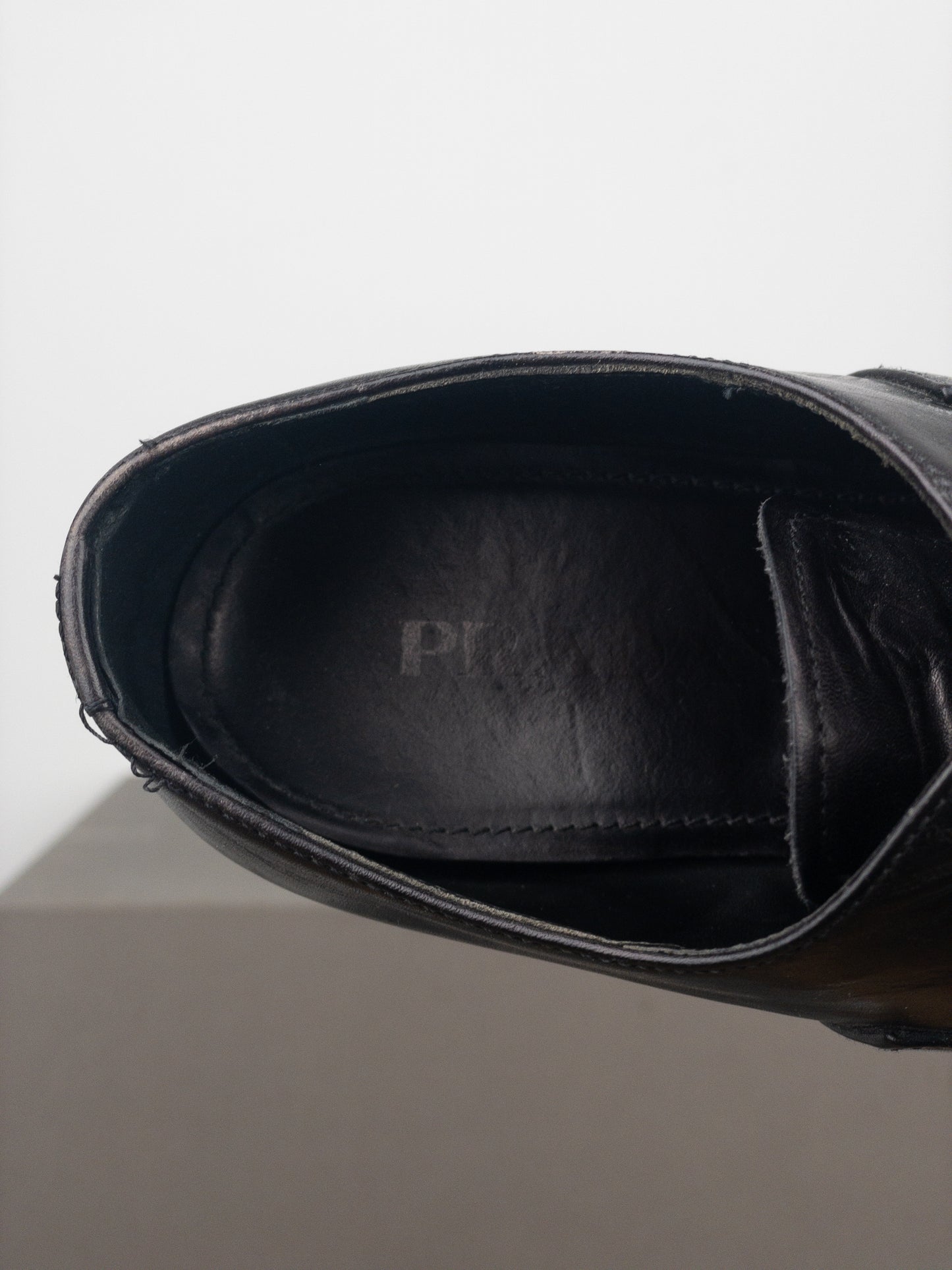 Prada AW13 ‘Monolith’ Lug Sole Platform Derby Shoes