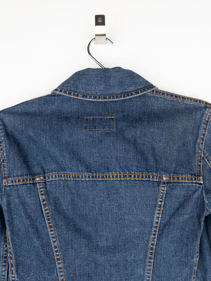 Dolce & Gabbana 2000s Rhinestone Denim Trucker Jacket