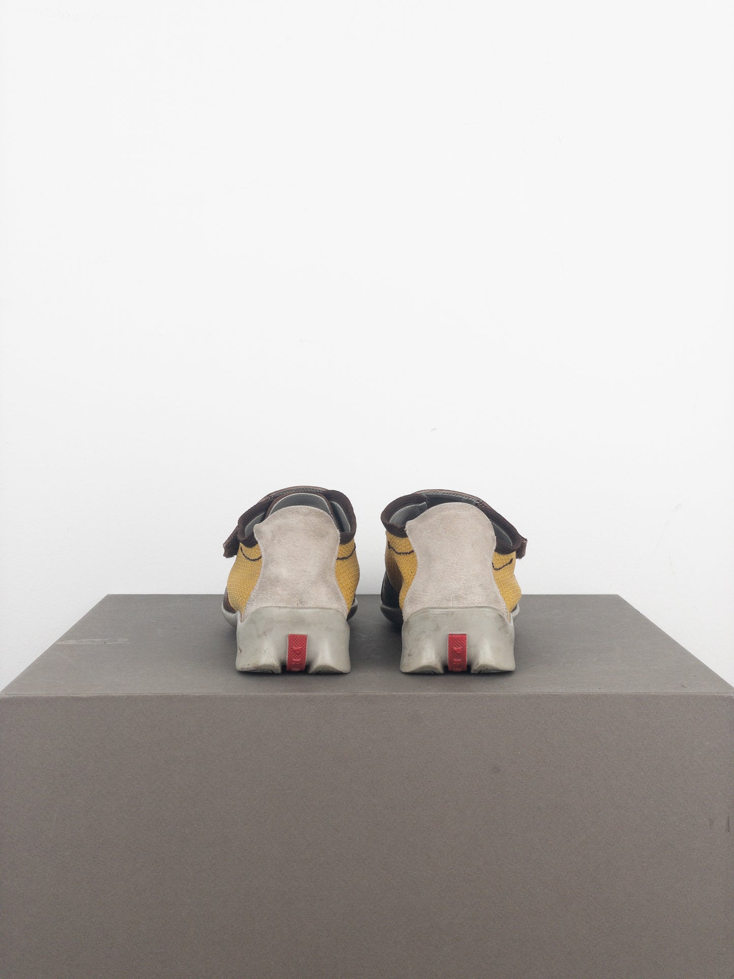 Prada SS03 Linea Rossa Mesh Velcro Sports Racing Sneakers