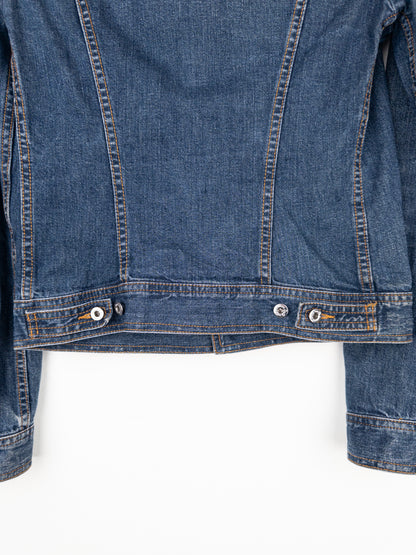 Dolce & Gabbana 2000s Rhinestone Denim Trucker Jacket