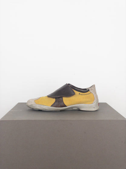 Prada SS03 Linea Rossa Mesh Velcro Sports Racing Sneakers