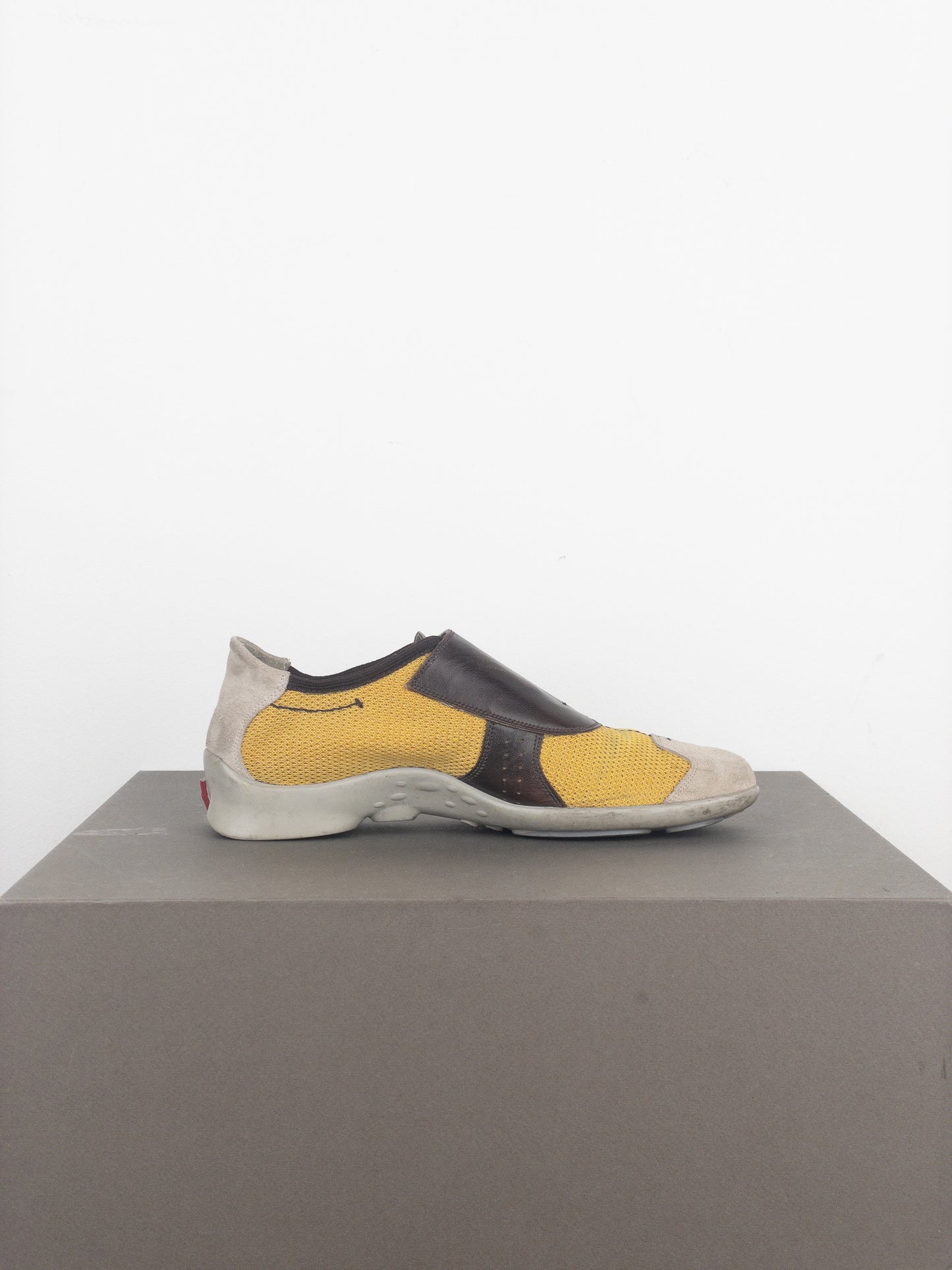 Prada SS03 Linea Rossa Mesh Velcro Sports Racing Sneakers