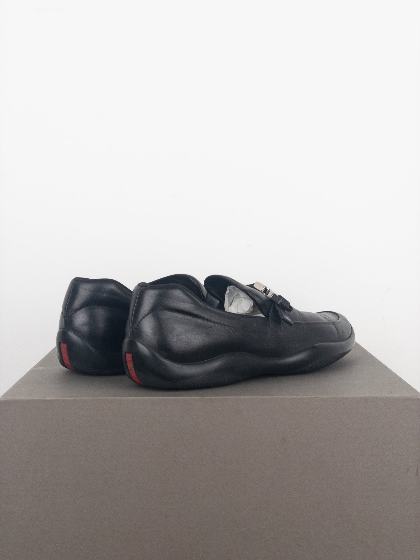 Prada AW99 Sports Buckle Loafers