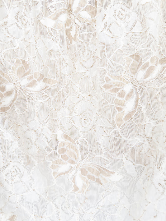 Dolce & Gabbana 2000s Gold-Colored Lace Butterfly Bustier Top – photo 4