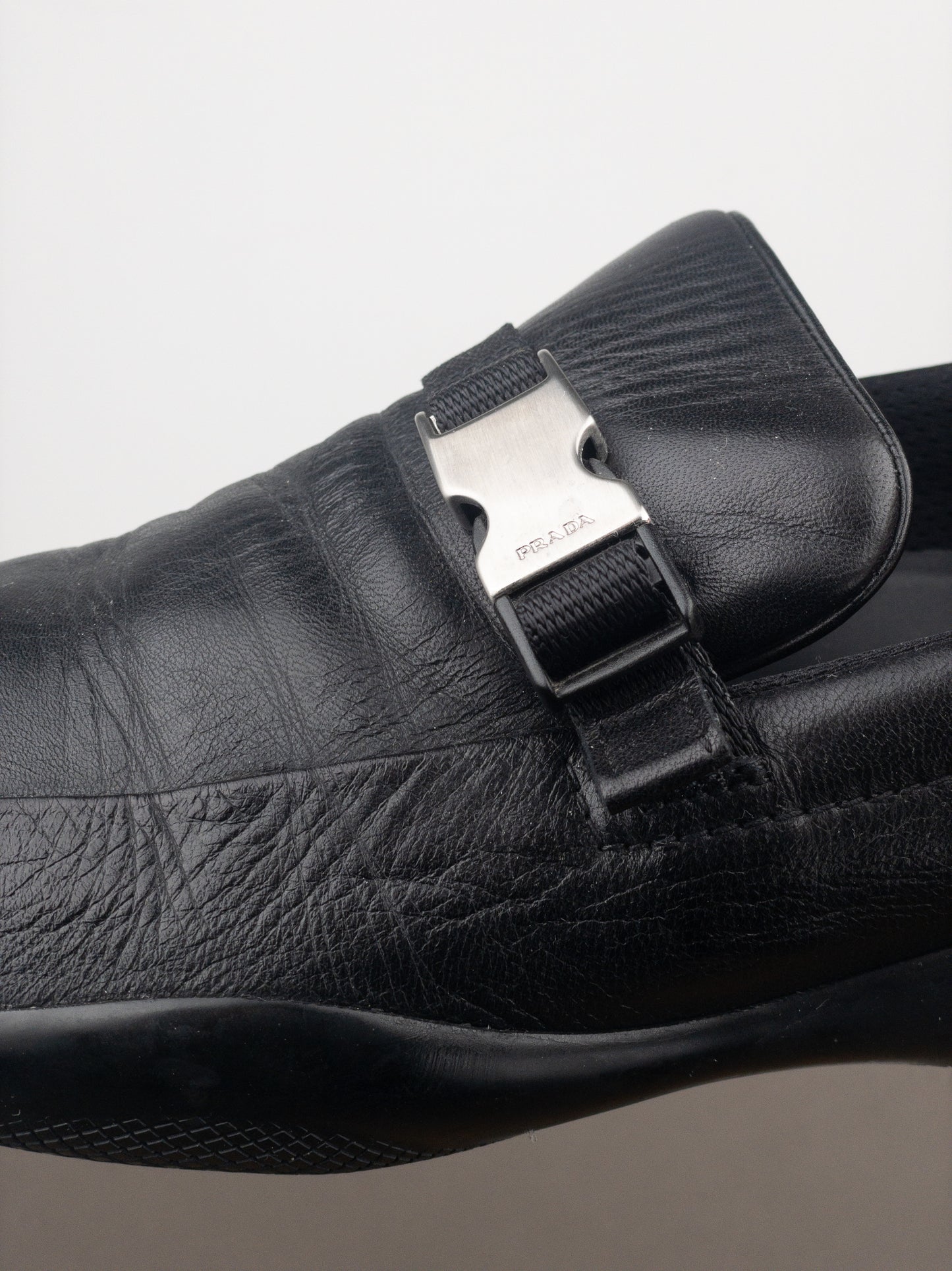 Prada AW99 Sports Buckle Loafers