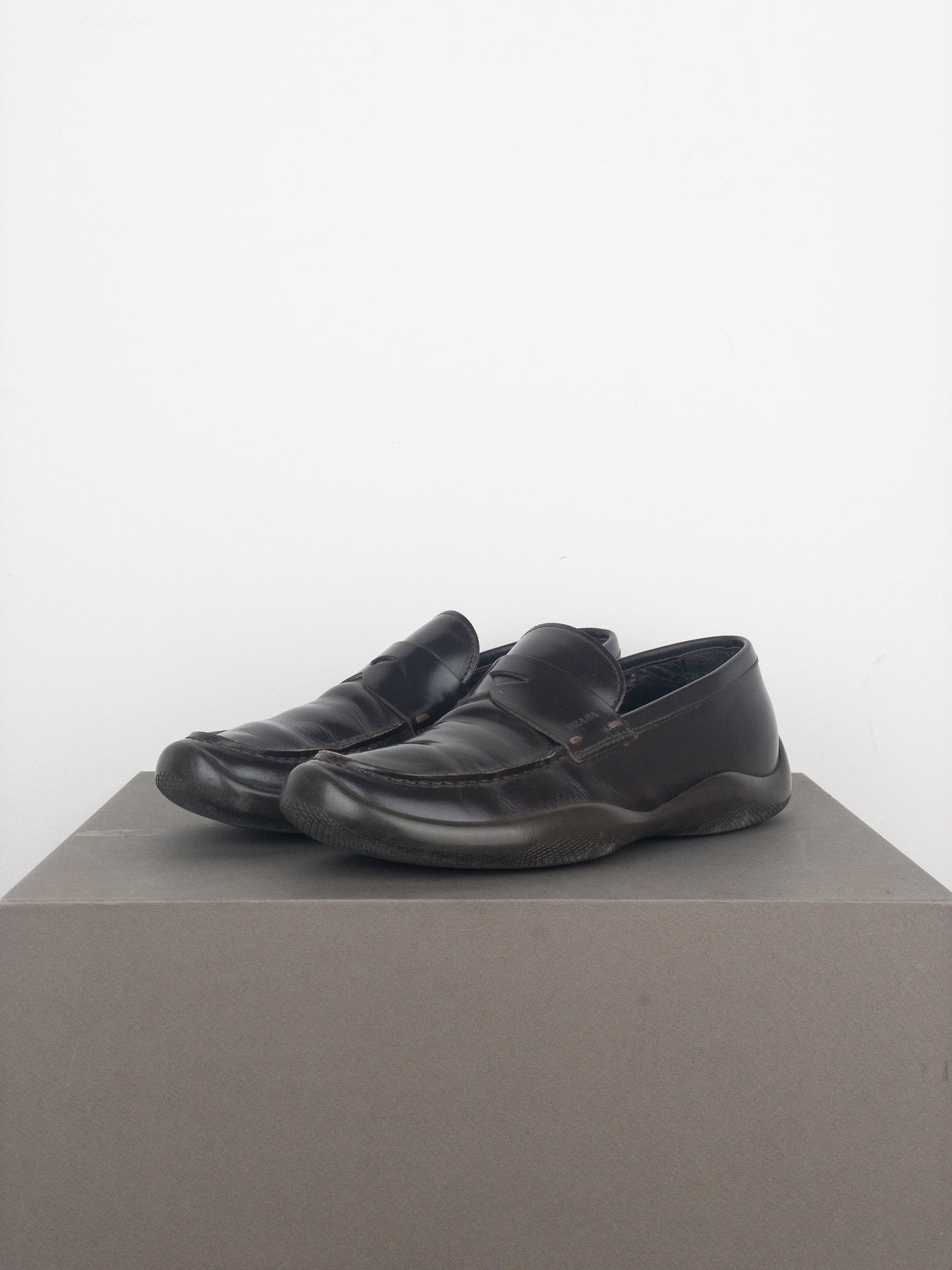 Prada AW99 Vibram Sports Penny Loafers