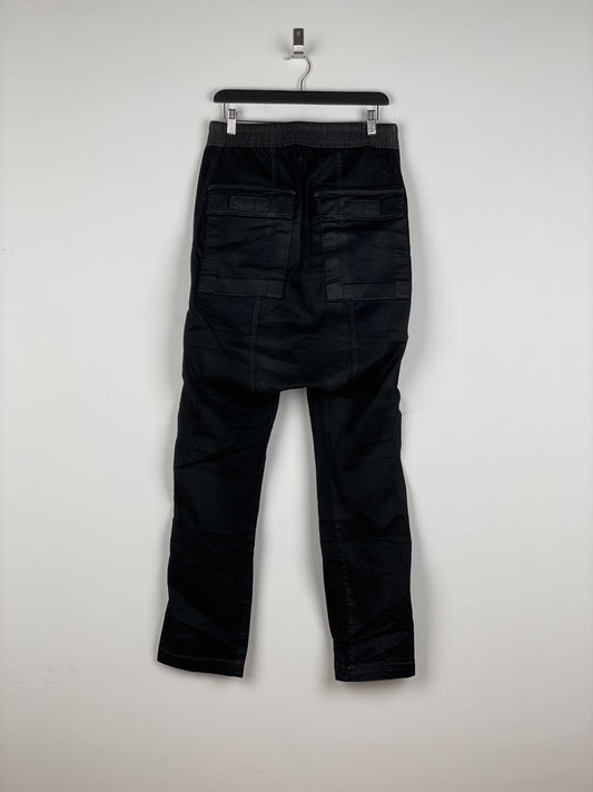 Rick Owens SS14 'Vicious' Coated Dropcrotch Sweatpants