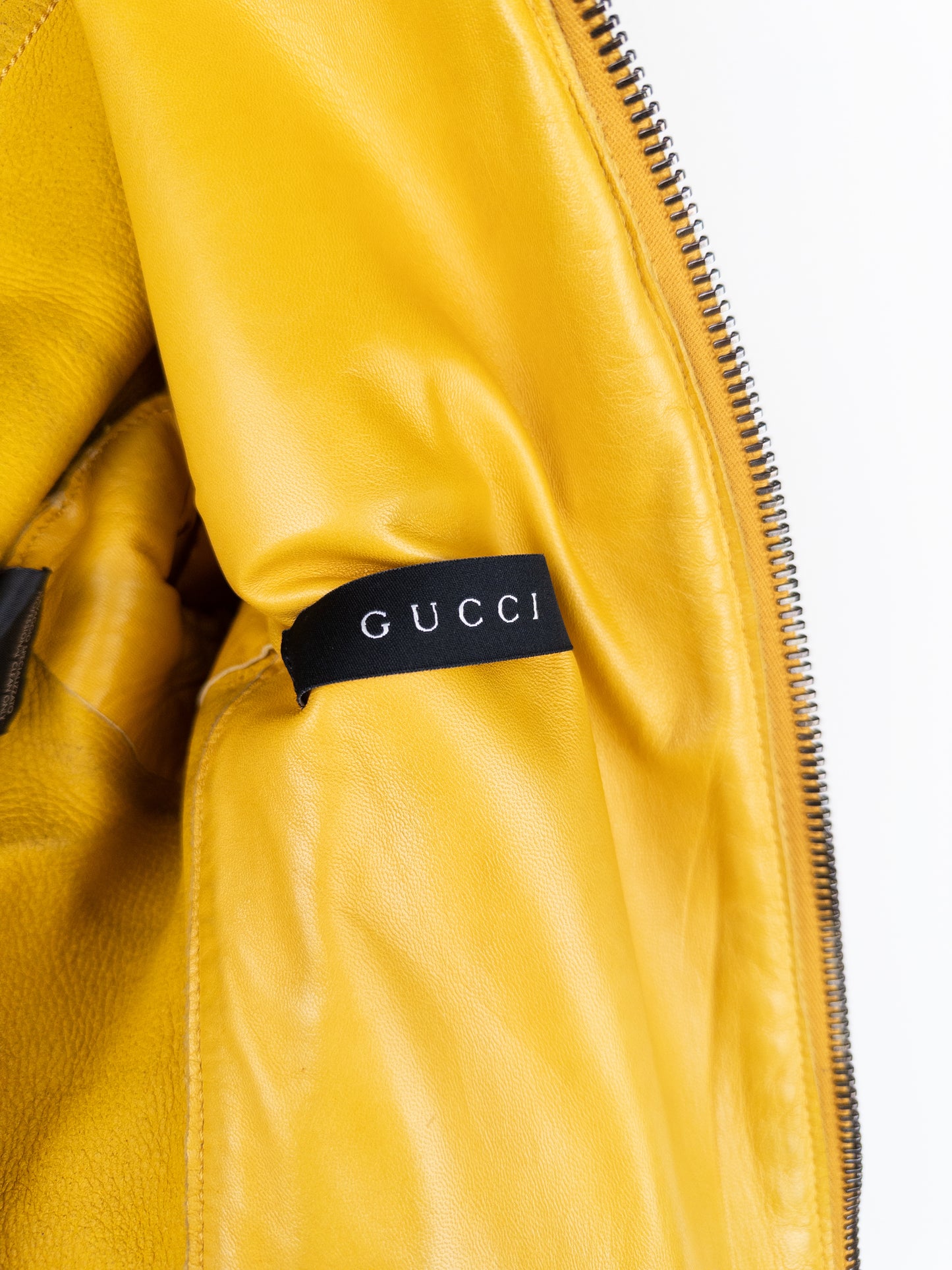 Gucci by Tom Ford AW00 ‘Spiral’ Leather Moto Biker Jacket