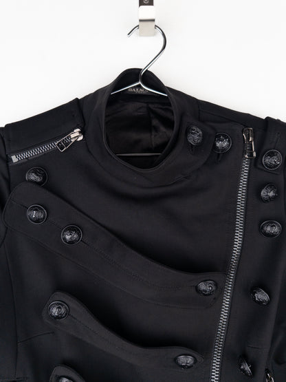 Balmain by Decarnin 2010s Napoleon Biker Jacket