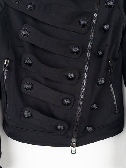 Balmain by Decarnin 2010s Napoleon Biker Jacket
