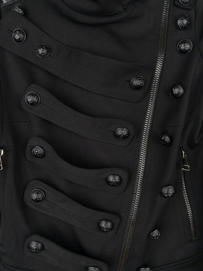 Balmain by Decarnin 2010s Napoleon Biker Jacket