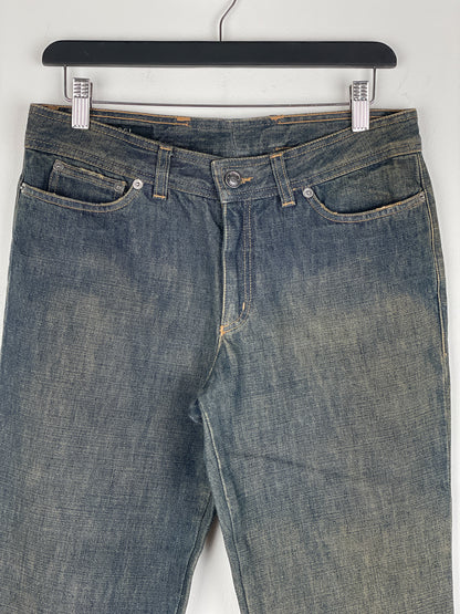 Gucci by Tom Ford SS02 Flared Sanded Bootcut Denim Jeans