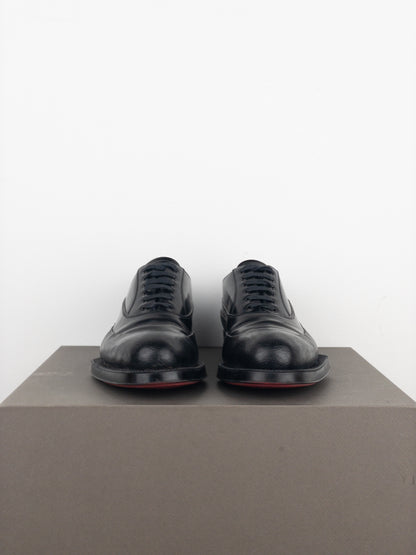 Prada AW12 Rubber Cap Derby Shoes