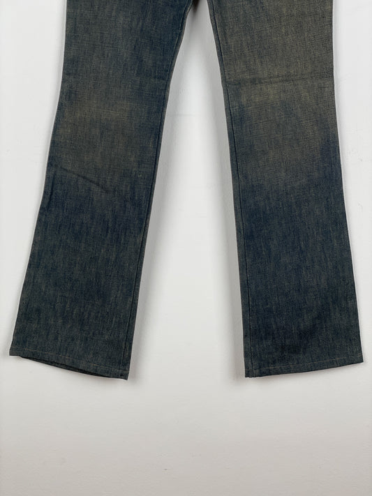 Gucci by Tom Ford SS02 Flared Sanded Bootcut Denim Jeans – photo 7